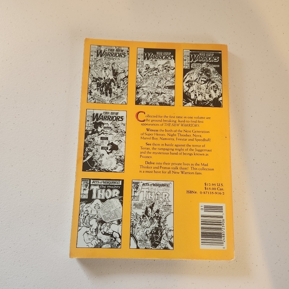 The New Warriors Beginnings 1992 Fabian Nicieza Marvel Comics - Picture 2 of 3